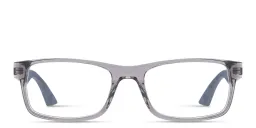 Shop MONTBLANC Square Eyeglasses in Grey online.