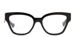 Shop GUCCI Cat-Eye Eyeglasses in Black online.