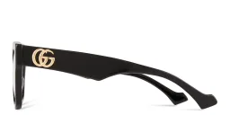 Shop GUCCI Cat-Eye Eyeglasses in Black online.