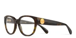 Shop GUCCI Square Eyeglasses in Havana online.