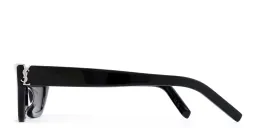 Shop SAINT LAURENT Unisex Cat-Eye Sunglasses in Black online.
