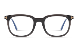 Shop TOM FORD Square Eyeglasses in Shiny Black online.