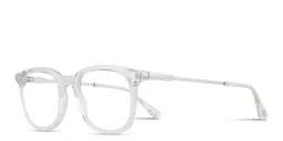 Shop TOM FORD Square Eyeglasses in Crystal online.