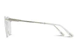 Shop TOM FORD Square Eyeglasses in Crystal online.