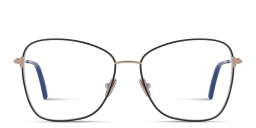 Shop TOM FORD Wide Butterfly Eyeglasses in Black online.