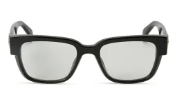 Shop OFF WHITE Style 59 Unisex Square Eyeglasses in Black online.