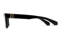 Shop OFF WHITE Style 72 Unisex Square Eyeglasses in Black online.