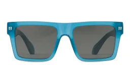 Shop OFF WHITE Lawton Unisex Square Sunglasses in Blue online.