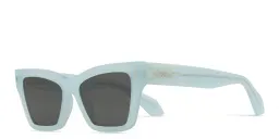 Shop OFF WHITE Cincinnati Unisex Cat-Eye Sunglasses in Light Blue online.