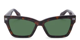 Shop OFF WHITE Cincinnati Unisex Cat-Eye Sunglasses in Havana online.