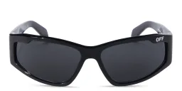 Shop OFF WHITE Kimball Unisex Rectangle Sunglasses in Black online.
