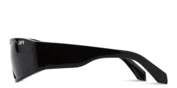 Shop OFF WHITE Kimball Unisex Rectangle Sunglasses in Black online.
