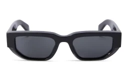 Shop OFF WHITE Greeley Unisex Rectangle Sunglasses in Black online.