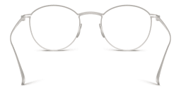 Shop GIORGIO ARMANI Panthos Eyeglasses in Matte Silver online.