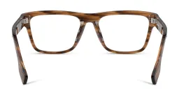 تسوق نظارات طبية مربّعة واسعة بربري بلون بني أونلاين.
