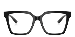 Shop Dolce & Gabbana Square Eyeglasses in Black online.