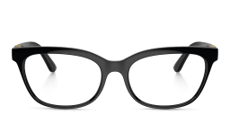 Shop Dolce & Gabbana Butterfly Eyeglasses in Black online.