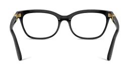 Shop Dolce & Gabbana Butterfly Eyeglasses in Black online.