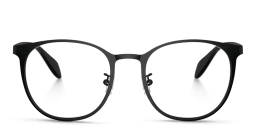 Shop Emporio Armani Panthos Eyeglasses in Matte Black online.