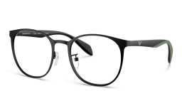 Shop Emporio Armani Panthos Eyeglasses in Matte Black online.