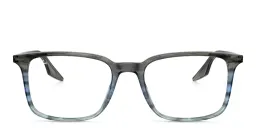 Shop Ray-Ban Unisex Wide Rectangle Eyeglasses in Grey online.