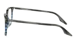 Shop Ray-Ban Unisex Wide Rectangle Eyeglasses in Grey online.