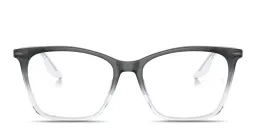 Shop Ray-Ban Optics Cat-Eye Eyeglasses in Dark Grey online.