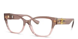 Shop VERSACE Cat-Eye Eyeglasses in Pink online.
