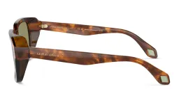 Shop GIORGIO ARMANI Rectangle Sunglasses in Havana online.