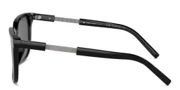 Shop GIORGIO ARMANI Pillow Sunglasses in Black online.