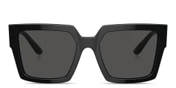 Shop Dolce & Gabbana Square Sunglasses in Black online.