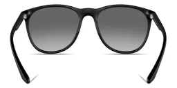 Shop Emporio Armani Logo Panthos Sunglasses in Black online.
