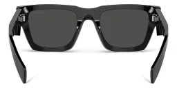 Shop PRADA Logo Pillow Sunglasses in Black online.