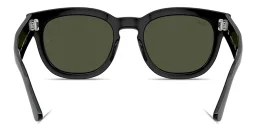 Shop Ray-Ban Mega Hawkeye Unisex Square Sunglasses in Black online.