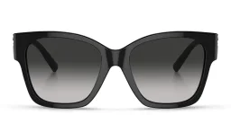 Shop TIFFANY Oversized Square Sunglasses in Black online.