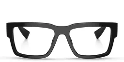 Shop MIU MIU Rectangle Eyeglasses in Black online.