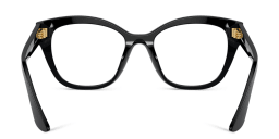 Shop MIU MIU Square Eyeglasses in Black online.