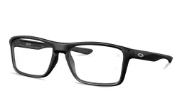 Shop Oakley Rafter Rectangle Eyeglasses in Matte Black online.