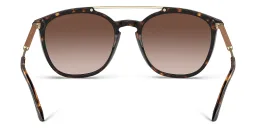 Shop GIORGIO ARMANI Square Sunglasses in Havana online.