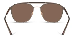 Shop GIORGIO ARMANI Square Sunglasses in Matte Bronze online.