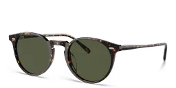 Shop OLIVER PEOPLES Unisex Panthos Sunglasses in Atago Tortoise online.