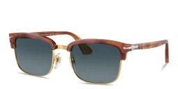 Shop PERSOL Arrow Unisex Rectangle Sunglasses in Terra Di Siena online.