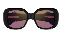 Shop Cartier Panthère de Cartier Square Sunglasses in Black online.