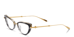 Shop VALENTINO V - Daydream Cat-Eye Eyeglasses in Black online.