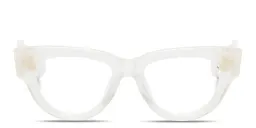 Shop VALENTINO V - Essential III Cat-Eye Eyeglasses in Clear online.