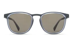 Shop MYKITA Cantara Square Sunglasses in Blue online.