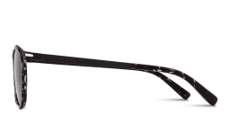 Shop MYKITA Siwa Unisex Round Sunglasses in Black online.