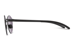 Shop MYKITA Carlo Unisex Round Sunglasses in Matte Balck online.