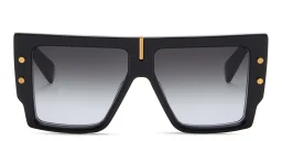 Shop BALMAIN B-Grand Unisex Oversized Square Sunglasses in Black online.