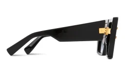 Shop BALMAIN B-Grand Unisex Oversized Square Sunglasses in Black online.
